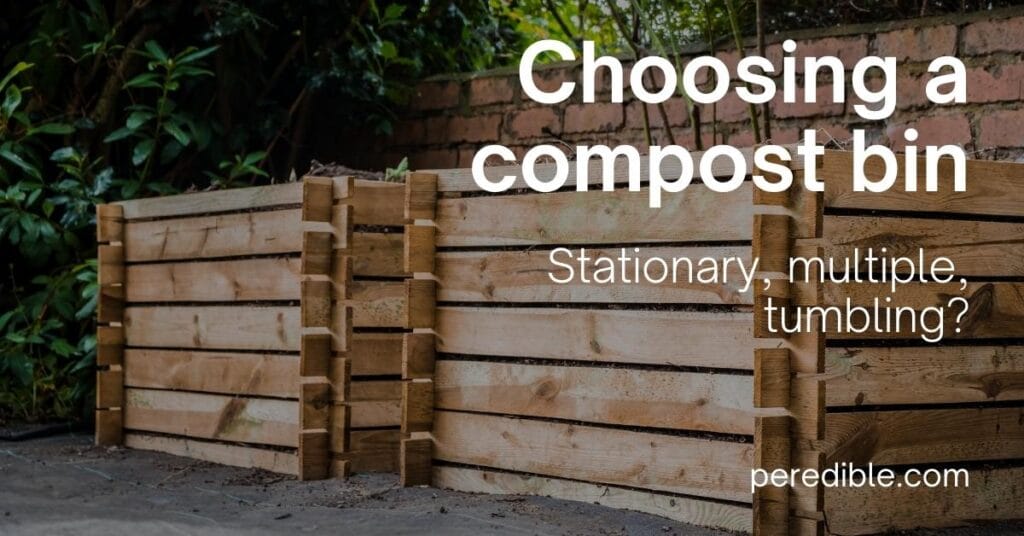 Choosing your compost bin - Peredible